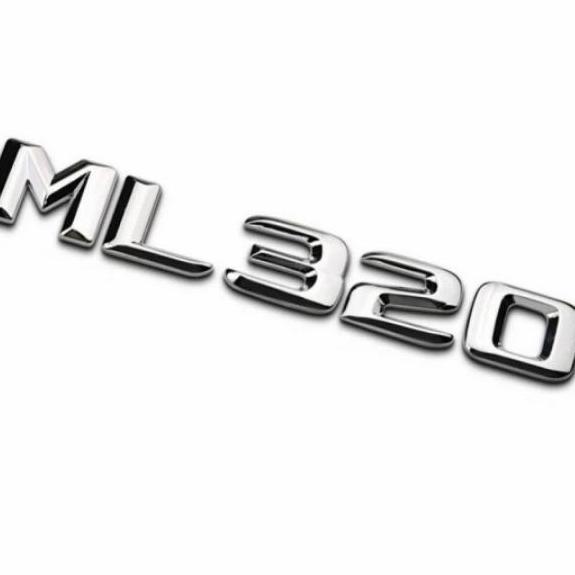 TERMURAH - Emblem mercedes benz tulisan ML320 emblem bagasi ML320