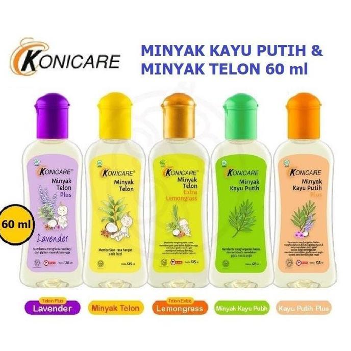 Konicare Telon  Baby Oil / Minyak Telon Konicare Plus/ Minyak Kayu Putih  Plus 30Ml 60Ml 125Ml