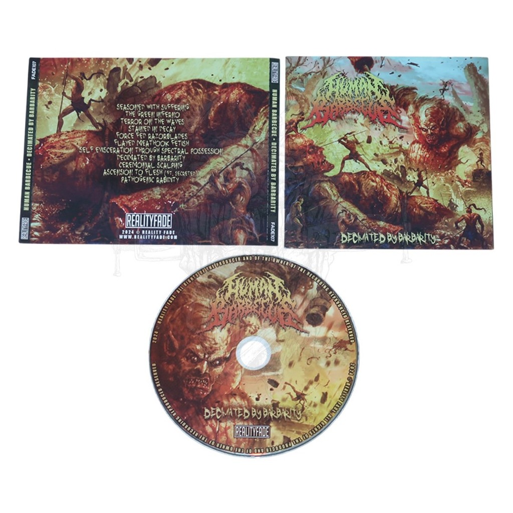 CD - Human Barbecue - Decimated By Barbarity
