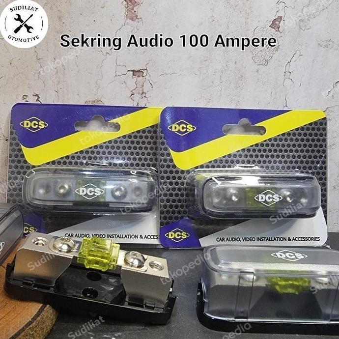 SEKRING / SIKRING FUSE AUDIO / MOBIL FUSE HOLDER AUDIO MOBIL - 100 A