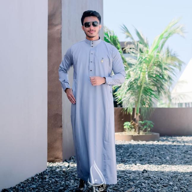 HOT Jubah Gamis Pria Jubah slimfit polyester korea jubah pria muslim gamis alfaan busana muslim pria
