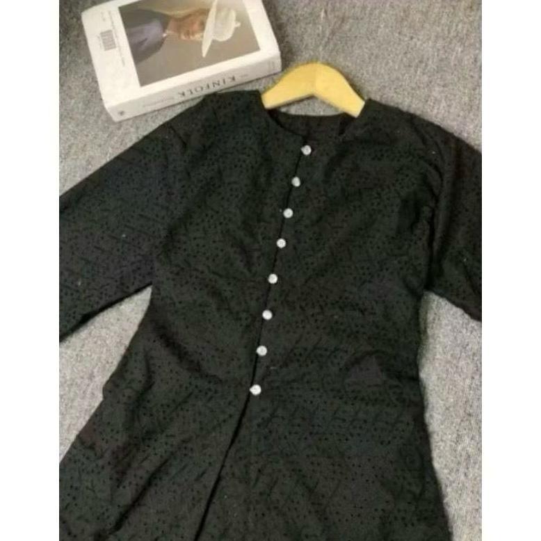 Terlaris Chea Tunik Katun Bordir (Katbol Katun Bolong) / Tunik Kondangan / Atasan Wanita Katun Bolon