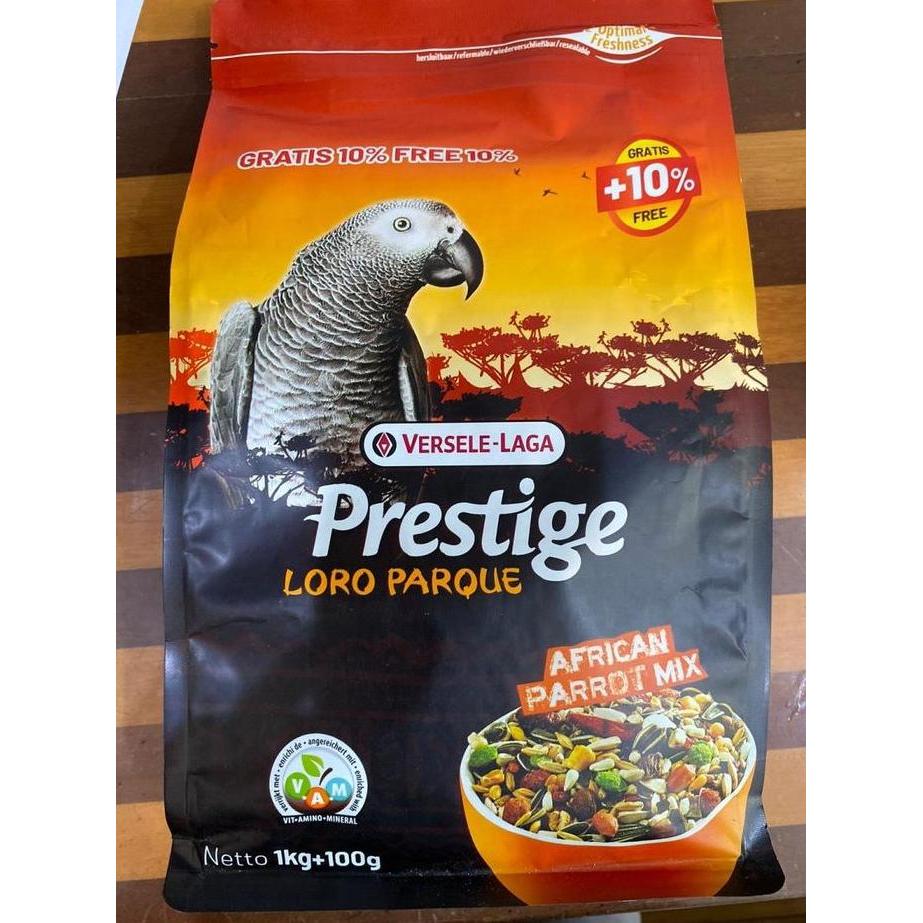 Prestige african parrot Versele Laga 1kg loro parque makanan parrot