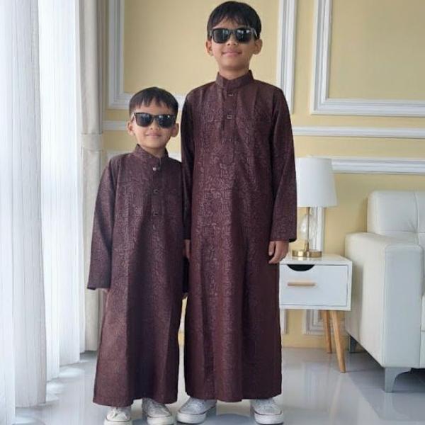 ORIGINAL GAMIS EMBOS ANAK LAKI-LAKI | JUBAH ANAK LAKI-LAKI LENGAN PANJANG BAHAN EMBOS | JUBAH PAKIST