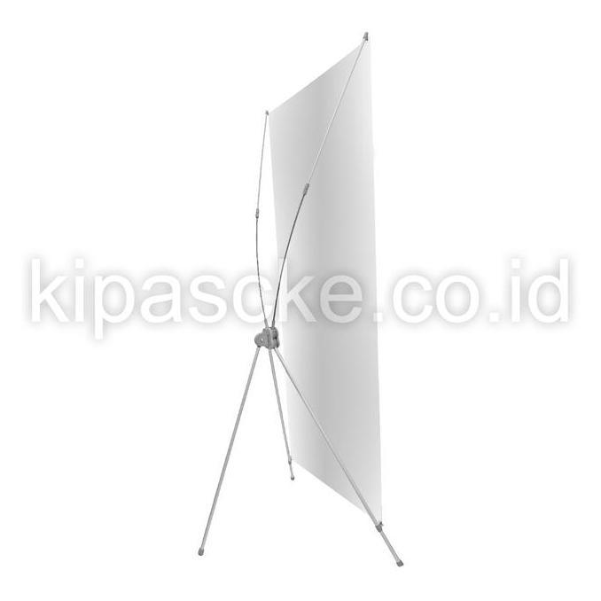Tiang X-Banner Ukuran 80x180CM (Tanpa Kain Albatros)
