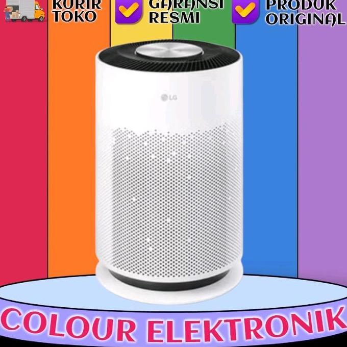 Purifier LG AS60GHWG0 360° Putih, Kapasitas 61 m² dengan Sistem Filtrasi Multi-Layer HEPA H13