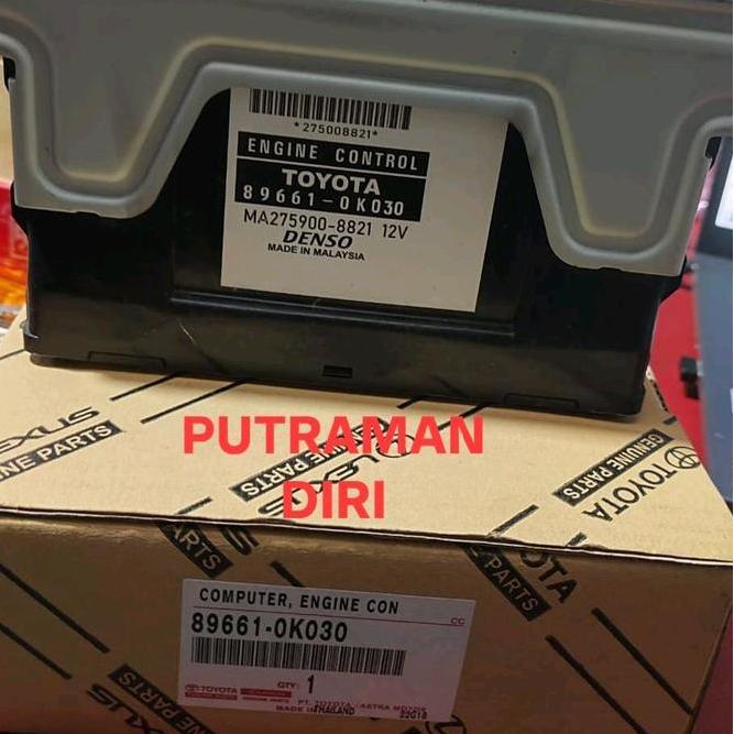Ecu Engine/Ecu Computer Toyota Hilux Bensin 89661-Ok030