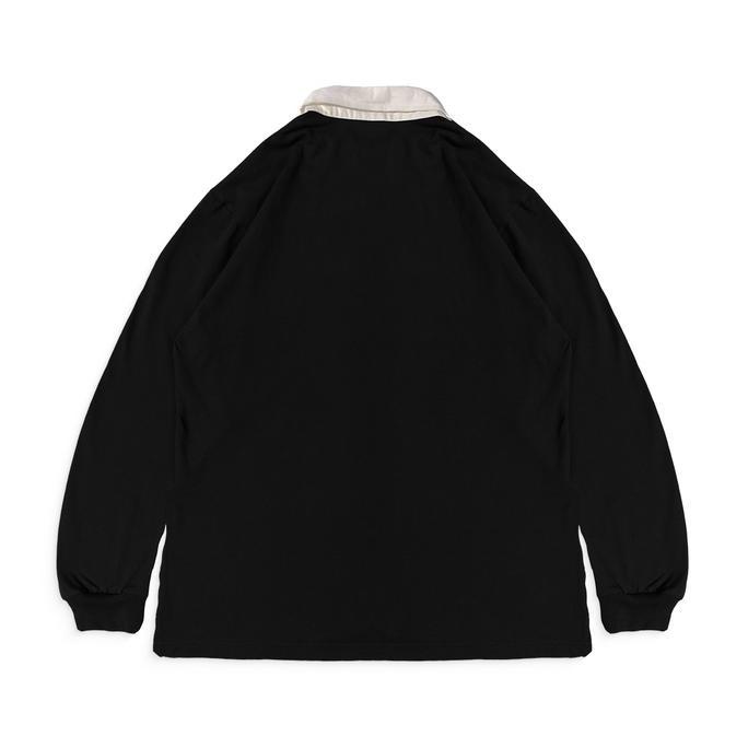 Wellborn Oversized Rugby Shirt Black Unisex