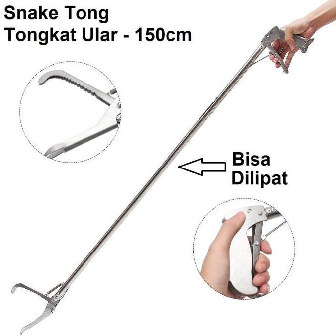 200cm Penjepit Ular Penangkap Ular Tongkat Ular Grab Stick Snake Tongs Diskon