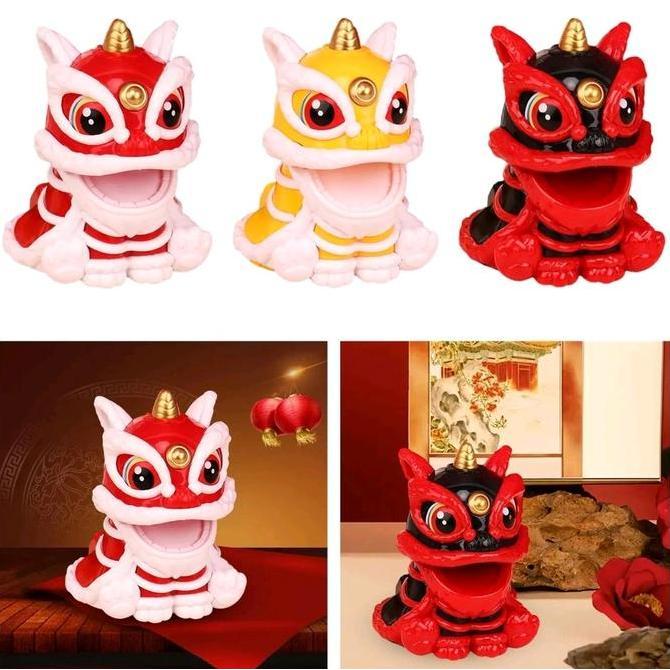PAJANGAN DASHBOARD MOBIL BARONGSAI KEPALA GOYANG TENAGA SURYA - CAR BESTSELLER