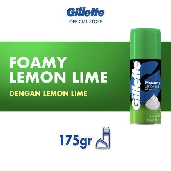 Gillette Shaving Foam Lemon Lime 175gr