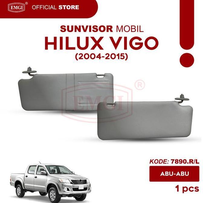 EMGI - SUN VISOR MOBIL HILUX/FORTUBER/INNOVA 2004 2005 2006 2007 2008 2009 2010 2011 2012 2013 2014 