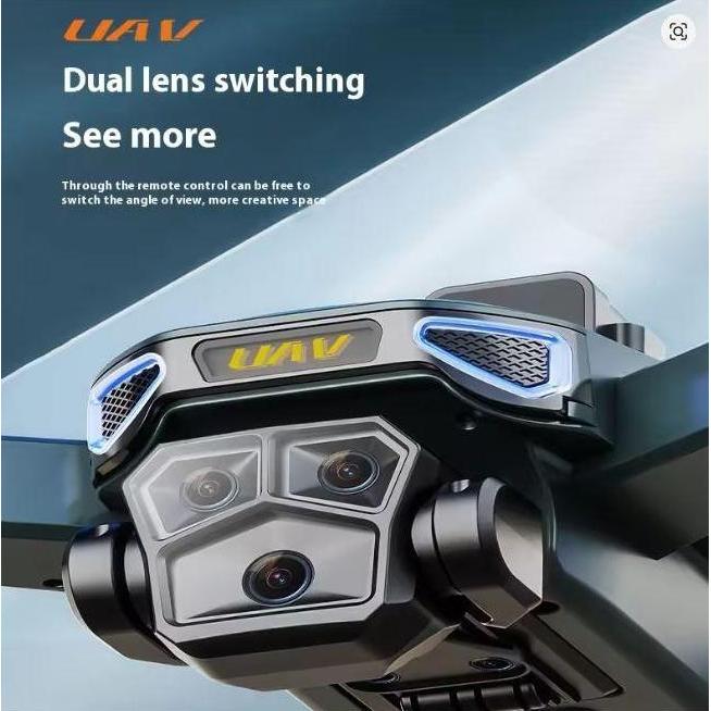 TERMURAH - NEW Drone P30 GPS 8K Dual Camera 5G Laser Anti Tabrak 4.5inch Rc Screen Remote Control RC