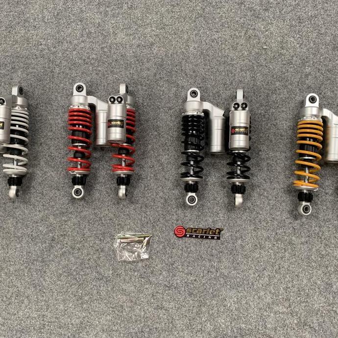 shock tabung atas adjuster nos tech ukuran 280 320 340 360 mm scarlet