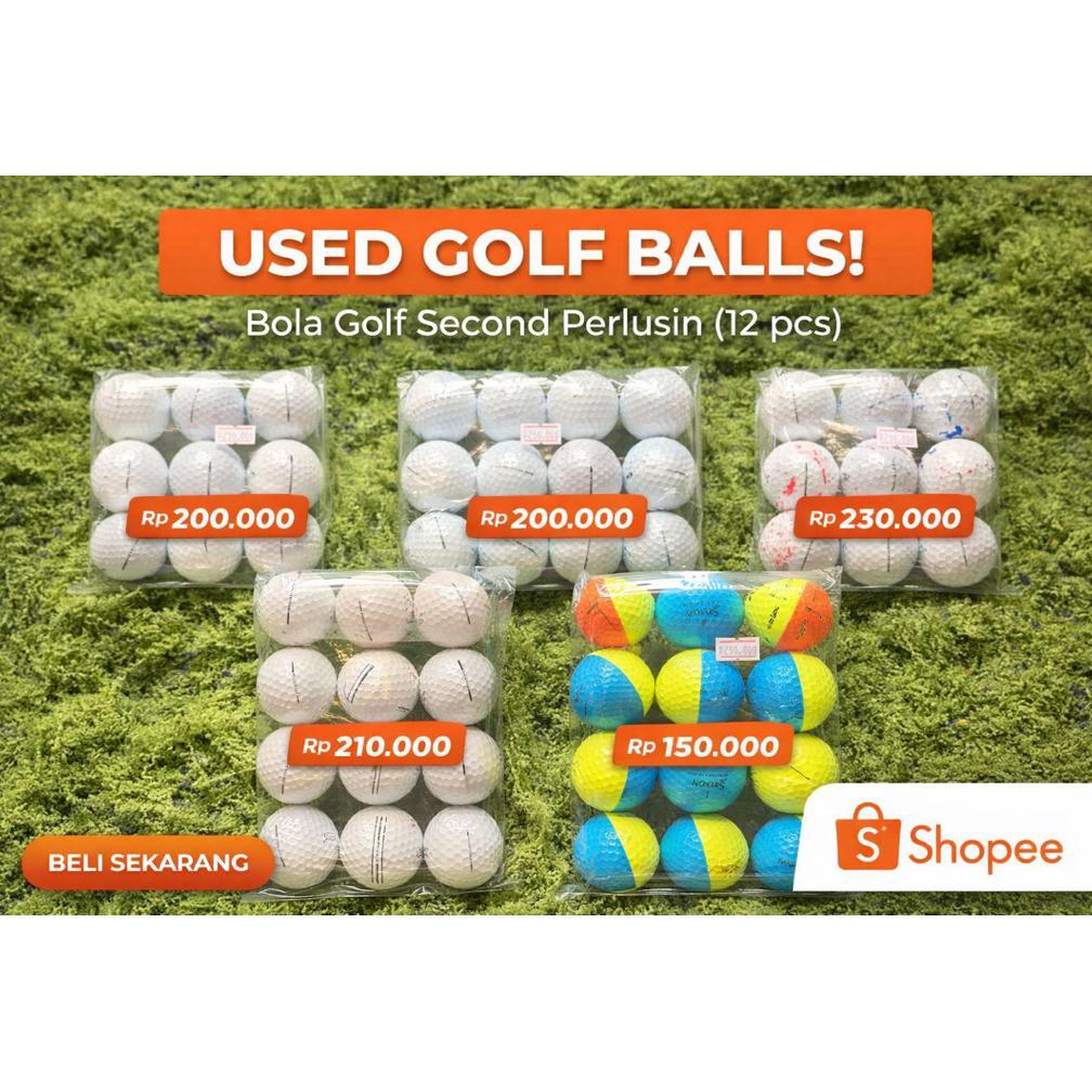 Bola Golf Second Grade A Bola Golf Bekas Original - Bola Golf Second Isi 9 original
