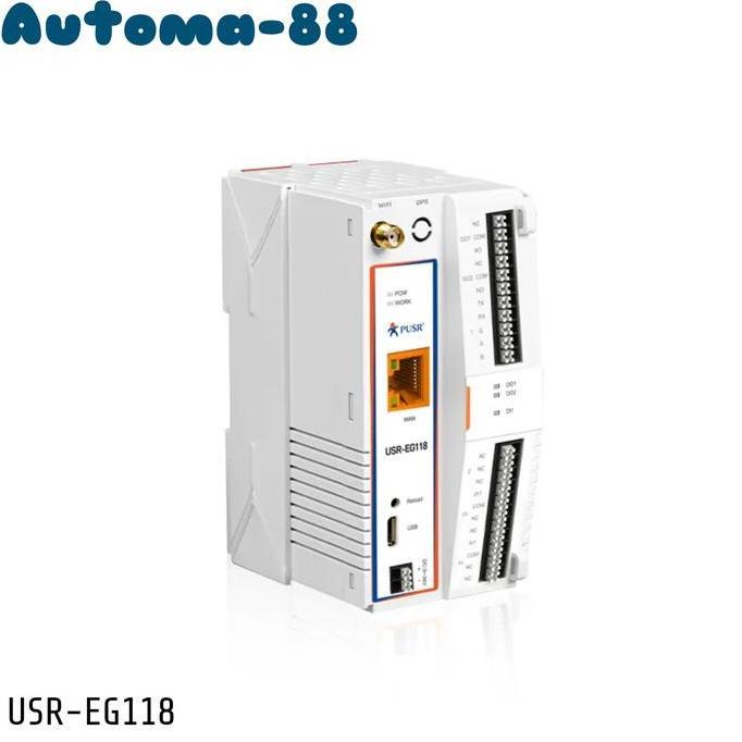 AMC USR-EG118 INDUSTRIAL DIN RAIL IOT MODULE ETHERNET WIFI GATEWAY ARDU INO ESP32 CHIPSET OPEN SOURC