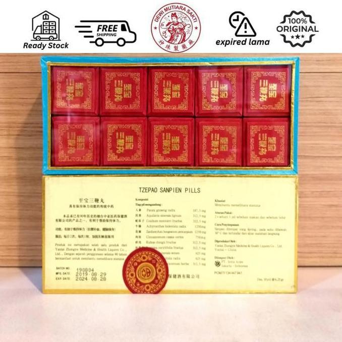 TZEPAO SANPIEN PILLS 10' TZE PAO SAN PIEN GINJAL STAMINA PRIA