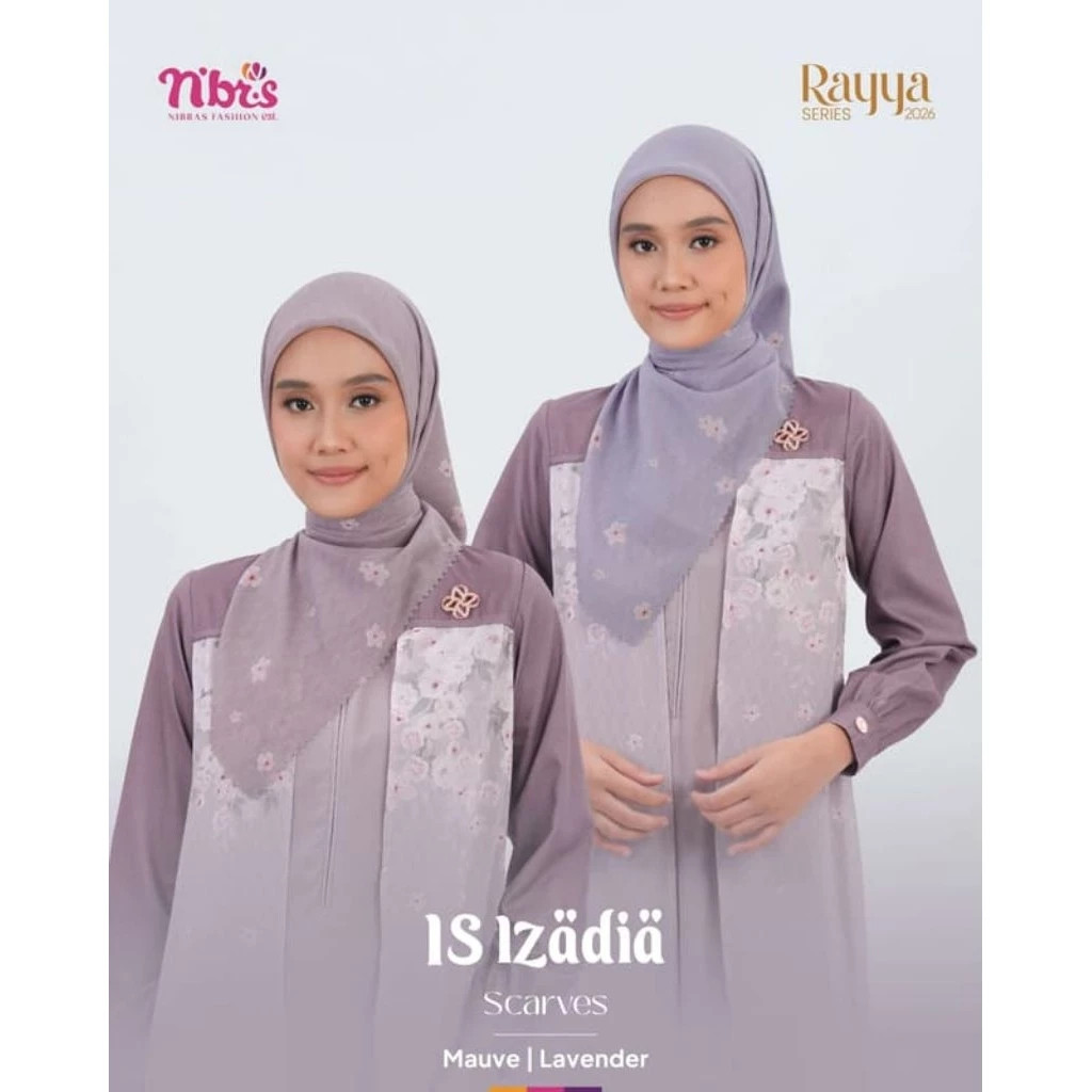NIBRAS - HIJAB SEGIEMPAT NIBRAS IZADIA SCARVES