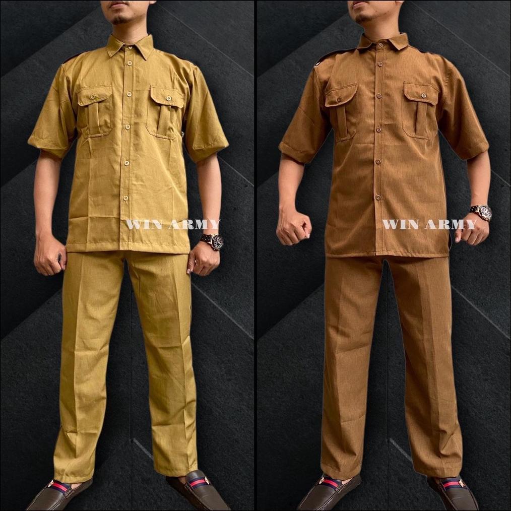 Bagus Promo Seragam Kekhi Pria Seragam Pemda Pria Baju Pemda Pns Seragam Dinas Kekhi Pns Seragam Pdh