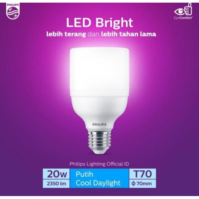 NEW Lampu bohlam LED bright philips 20watt. Bohlam LED bright philis 20w