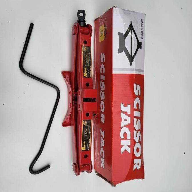 BEBAS ONGKIR - Dongkrak JEMBATAN 2 Ton Standar Mobil Scissor Jack Kuat Awet Murah