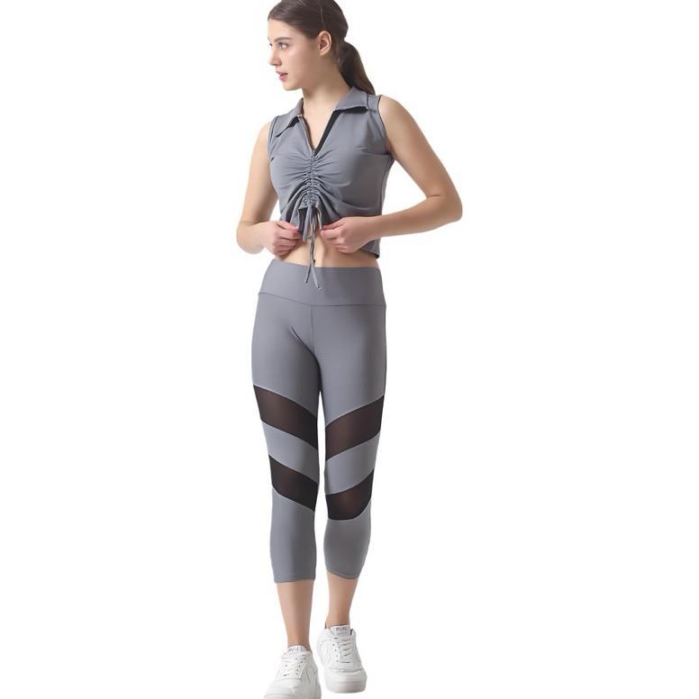 NEW RS-SETELAN OLAHRAGA WANITA BAJU SENAM PREMIUM CROP TOP BAJU SENAM AEROBIC TERBARU LEGGING OLAHRA
