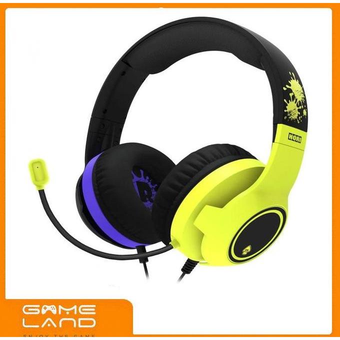 NEW Splatoon 3 Hori Gaming Headset Headphones Nintendo Switch Wired
