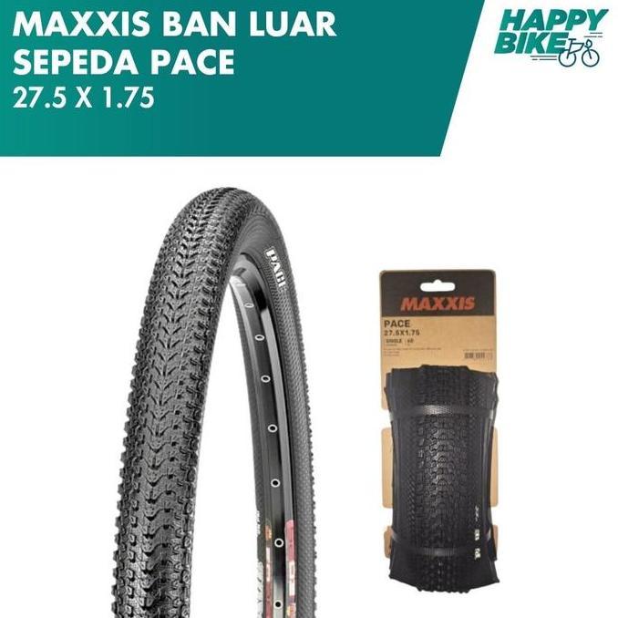 Maxxis Ban Luar Sepeda Pace 27.5 X 1.75 60 Tpi Bicycle Outer Tires Mtb Gravel Cross Country Kevlar