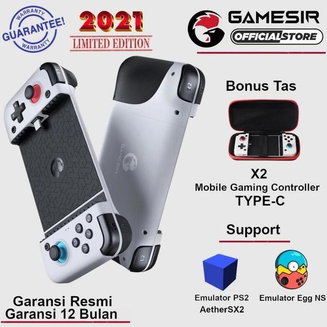 NEW GAMESIR X2 TYPE C GAMEPAD MOBILE GAMING PHONE CONTROLLER EGG NS PS2 ORI