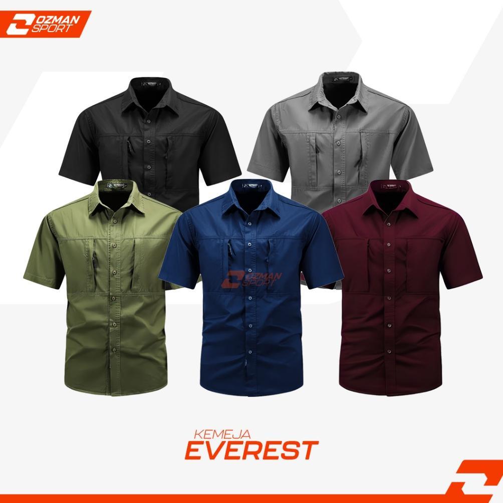 New Ozman Sport - Baju Kemeja Outdor Lengan Pendek | Kemeja Taktikal || Kemeja Pdl