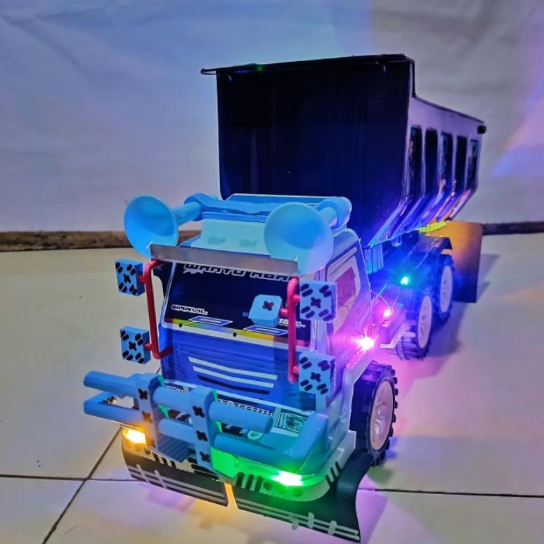 Mainan Anak Anak/Truk Oleng Truck Pasir Modifikasi Mobil Mobilan  Dum Truk Tronton Dijamin Bagus