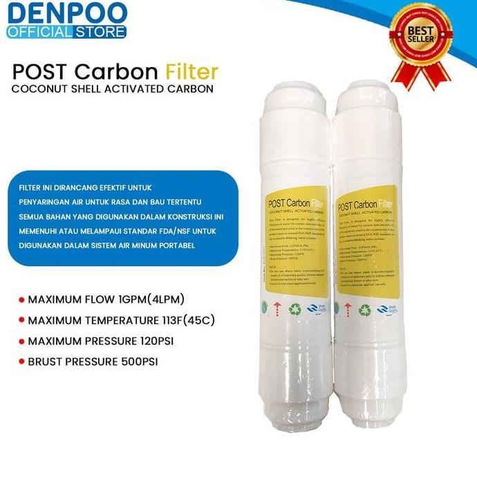 Denpoo Post Carbon (T33) Filter Air Cartridge Type T33 Refil