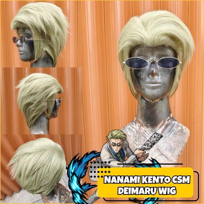 Wig Cosplay Anime Jujutsu Kaisen Kento Nanami Rambut Palsu DeiMaru