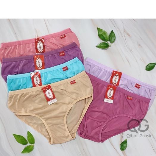 TERLARIS 3 PCS CELANA DALAM CD WANITA POLOS HALUS SIZE M-L-XL-3L-4L-5L UNDIES CEWEK DEWASA REMAJA JU