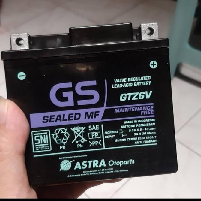 AKI GS KERING GTZ6V VARIO 125 VARIO 150 CB150R ORI ASTRA BEST SELLER
