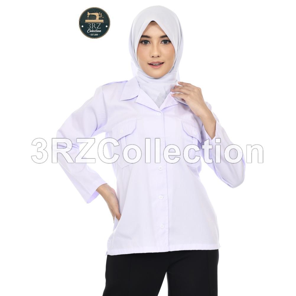Mulus Baju Dinas Putih Pns Wanita Kemeja Pdh Putih Pns Cewek Kemeja Putih Pns Wanita Baju Putih Pns 