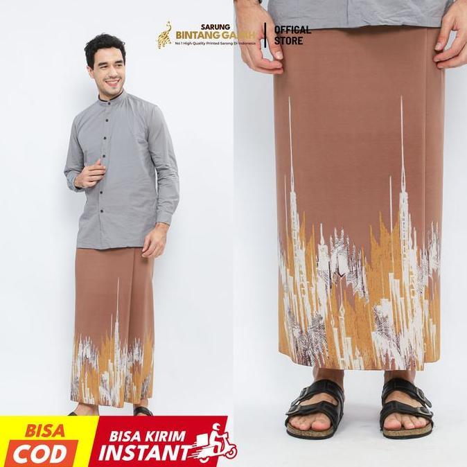 Sarung Bintang Gajah Onta Legenda WS 7347 Motif Ornamen Abstrak Modern