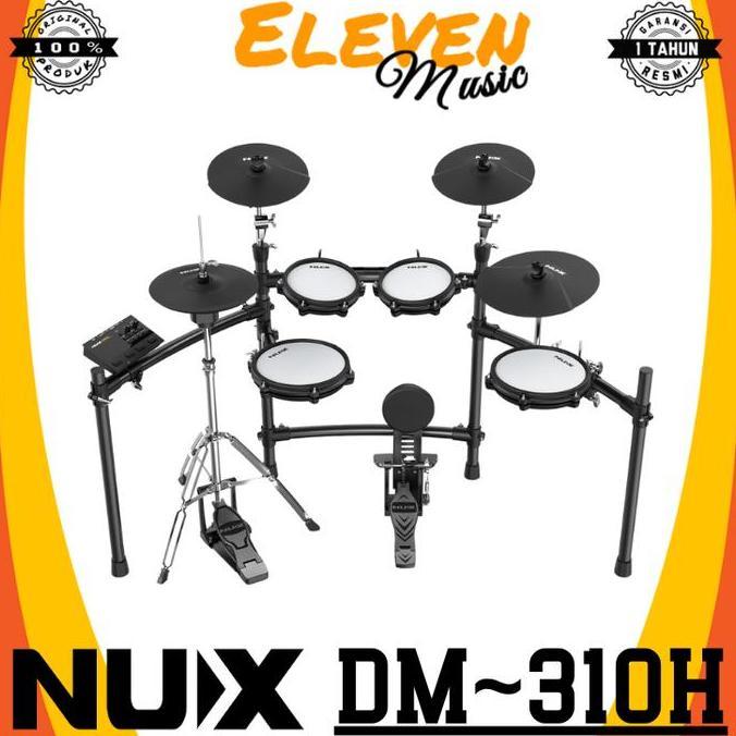 Sale Nux Dm310H Drum Electric All Mesh Head Portable Digital Drum Original Dm-310H Paket Hi-Hat