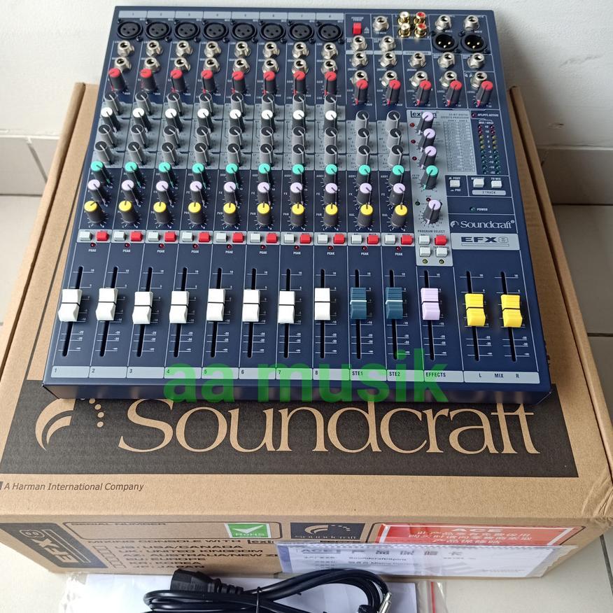Mixer Soundcraft EFX8 8-Ch Lexicon Effects