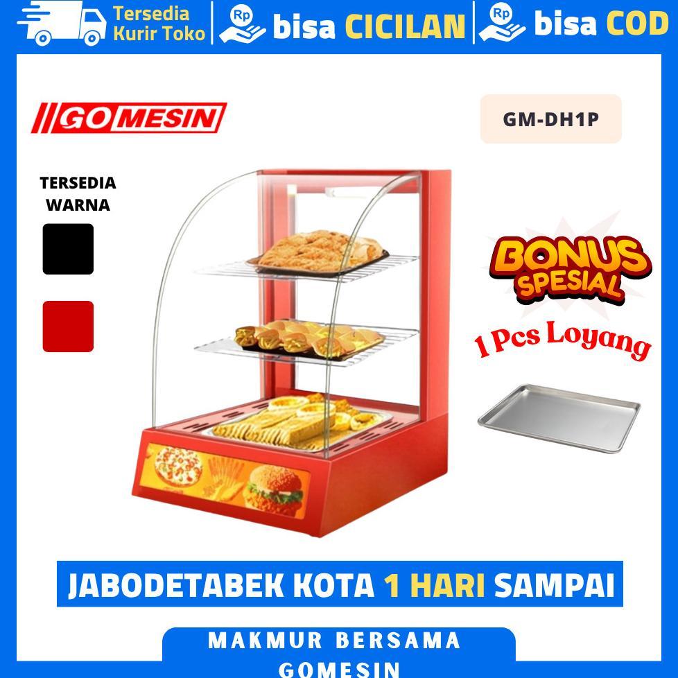 SHOWCASE WARMER FRIED CHICKEN GOMESIN GM-DH1P ETALASE PENGHANGAT MAKANAN AYAM FRIED CHICKEN