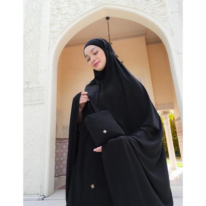 Murah Heaven Lights - Purity Plain Prayer Set - Mukena Travel Polos