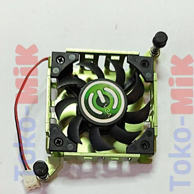 diy alunium heatsink pendingin ic cpu 49x49x12 mm dc 12v-24v ni cooling fan kipas pendingin heatsink