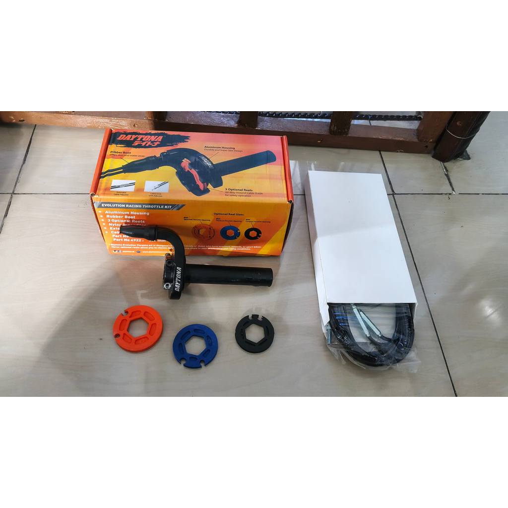 Gas Spontan Daytona Evolution 2 Kabel Original Fullset Second Mulus