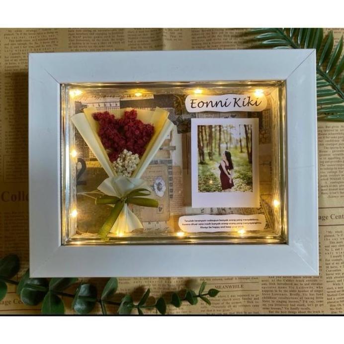 Dried flower 13x18cm  kado ultah cewe kado wisuda pacar hadiah valentine kado valentine kado pernika