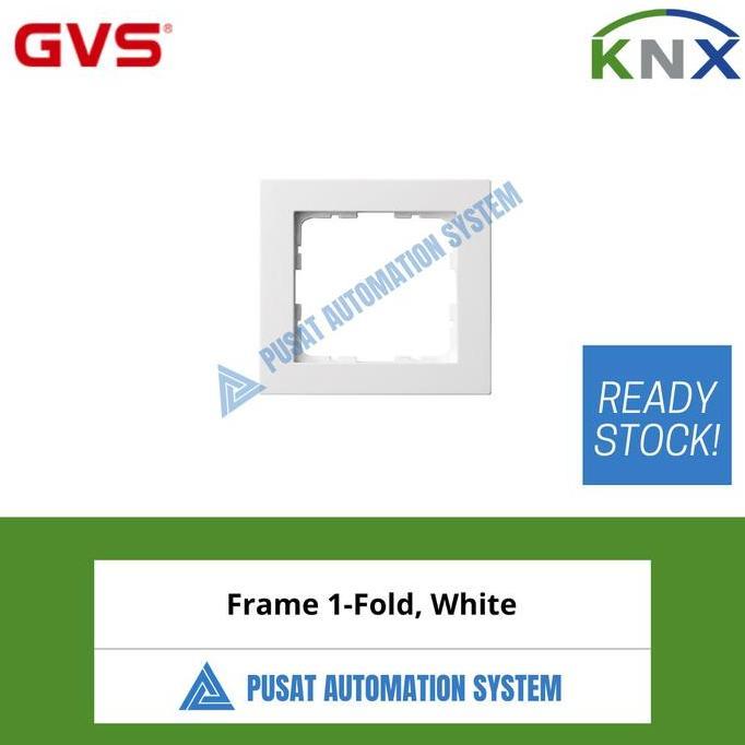 KNX GVS Frame 1 fold White, Plastic