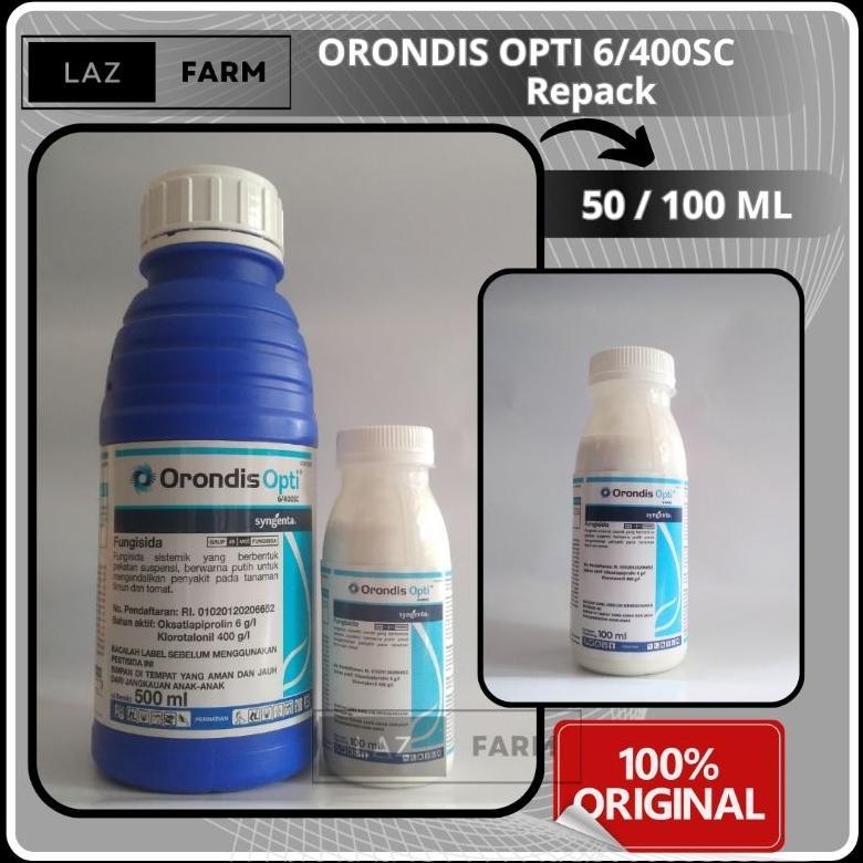 Promo Cod Fungisida Orondis Opti 6/400Sc 50/100 Ml Kemasan Repack Ekonimis Original Syngenta ><