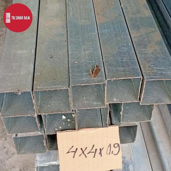 Hollow Besi Galvanis 4 x 4 x 6 Meter 0.9mm / Holo Galvanis 4x4