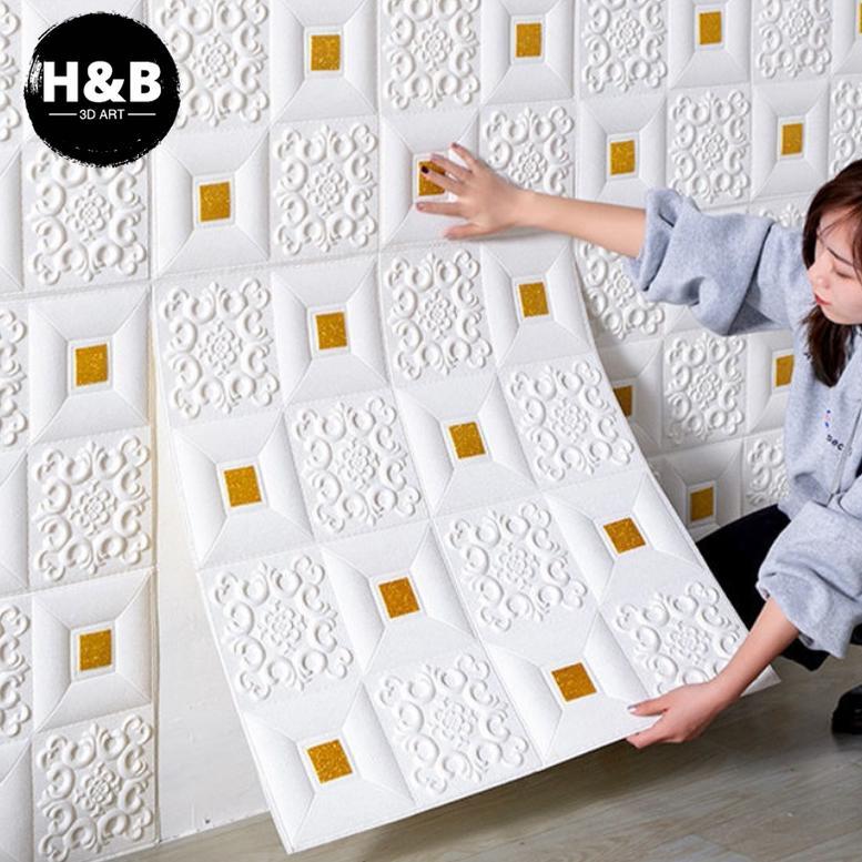 Premium (Cod) 3D Stiker Dinding/Walpaper Dinding Kamar/ List Dinding/Wallpaper Atap Plafon