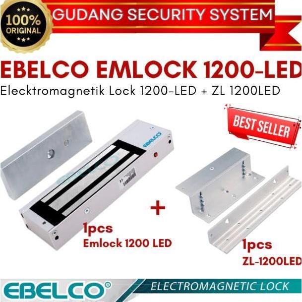 Ebelco Emlock 1200 + ZL 1200 Magnetic Lock (EmLock 1200 lbs)