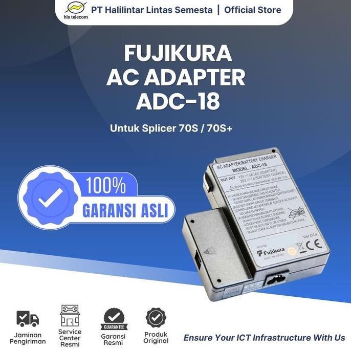 Fujikura AC Adapter ADC-18 untuk Fujikura Splicer 70S/70S+